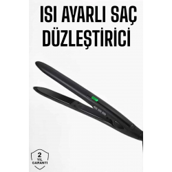 Mey İthalat® Saç Düzleştirici Isı Ayarlı Döner Kablo Yıpranma Karşıtı