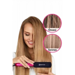 Mey İthalat® Saç Düzleştirici Seramik Kaplama Yüksek Isı Ayarlı Profesyonel 4 Kademeli 220 Decere