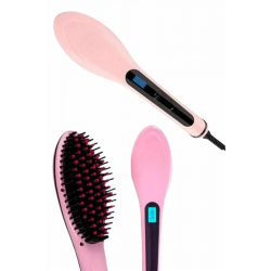 Mey İthalat® Saç Düzleştirici Tarak Dijital Göstergeli Seramik Kaplama Sıkı Dişli