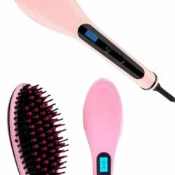 Mey İthalat® Saç Düzleştirici Tarak Dijital Göstergeli Seramik Kaplama Sıkı Dişli