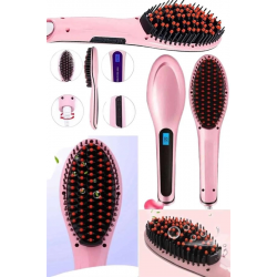 Mey İthalat® Saç Düzleştirici Tarak Isı Ayarlı Yıpranma Önleyici Düzleştirici Fön Tarak