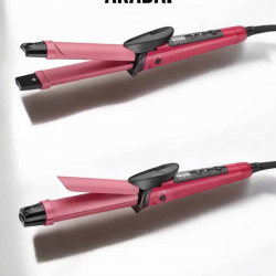 Mey İthalat® Saç Düzleştirici Ve Maşa İkili Saç Şekillendirici