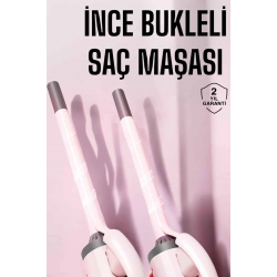Mey İthalat® Saç Maşası 10MM İnce Bukle Taşınabilir Saç Kıvırma Çubuğu