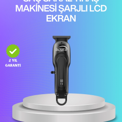 Mey İthalat® Saç Sakal ve Vücut İçin Çok Amaçlı Kablosuz Tıraş Makinesi
