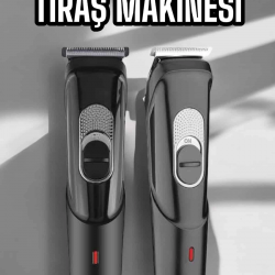 Mey İthalat® Saç Sakal Vücut Şarjlı Kablosuz Tıraş Makinesi Profesyonel Paslanmaz Çelik