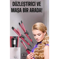 Mey İthalat® Saç Şekillendirici Düzleştirici Ve Maşa Isı Ayarlı