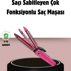 Mey İthalat® Saç Şekillendirici Maşa ve Düzleştirici 2’si 1 Arada