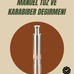 Mey İthalat® Sağlıklı ve Dayanıklı Gıda Sınıfı Paslanmaz Çelik Öğütücü