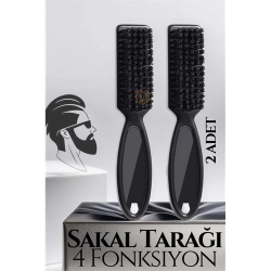 Mey İthalat® Sakal Tarama Fırçası 2 Lİ SET Absolute Professional