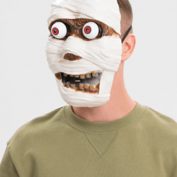 Mey İthalat® Sallanan Yaylı Oynar Gözlü Mumya Maskesi