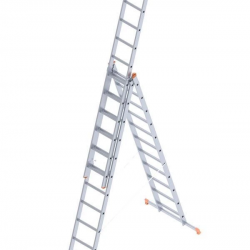 Mey İthalat® Saraylı 3x11 A Tipi Sürgülü Merdiven 9,03 Metre