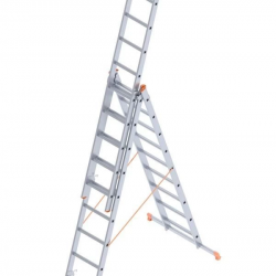 Mey İthalat® Saraylı 3x9 A Tipi Sürgülü Merdiven 7,41 Metre