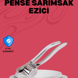 Mey İthalat® Sarımsak Ezici Kolay Kullanım ve Dayanıklı Gövde