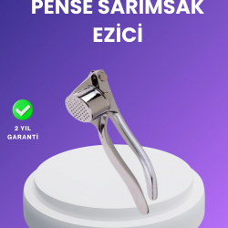 Mey İthalat® Sarımsak Presi Kolay Temizlik ve Yüksek Basınçlı Ezme