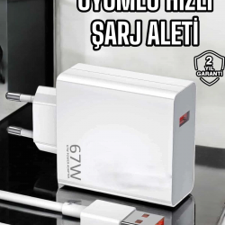 Mey İthalat® Şarj Aleti Turbo Hızlı 67W Type-C Hızlı Şarj