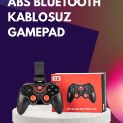 Mey İthalat® Şarj Edilebilir Kablosuz Oyun Kumandası Yüksek Performanslı