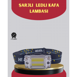 Mey İthalat® Şarj Edilebilir LED KAFA Feneri 215 Lümen XPE COB Güçlü Aydınlatma