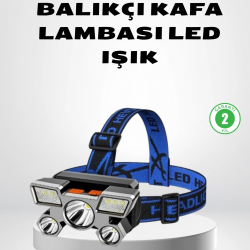 Mey İthalat® Şarj Edilebilir LED Kafa Feneri – 4 Işık Modu, IPX5 Su Geçirmez, Hareket Sensörlü