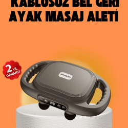 Mey İthalat® Şarjlı 6 Başlıklı Masaj Tabancası 2000 mAh Sessiz Güçlü Motor