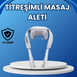 Mey İthalat® Şarjlı Boyun ve Omuz Masaj Aleti | 3D Yoğurma Teknolojisi