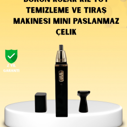 Mey İthalat® Şarjlı burun ve kulak kılı temizleme cihazı