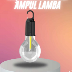 Mey İthalat® Şarjlı Dekoratif Kamp Lambası Askılı Ampul Led Işık Type-C Girişli