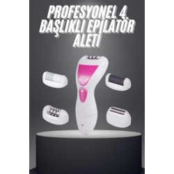 Mey İthalat® Şarjlı Epilasyon Cihazı Çok Başlıklı Ayak Bakımına Uygun Epilatör Aleti