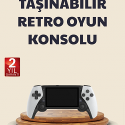 Mey İthalat® Şarjlı, Hafıza Kart Destekli Oyun Konsolu