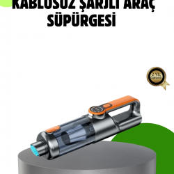 Mey İthalat® Şarjlı Kablosuz El Süpürgesi Yüksek Emiş Güçlü ve Çok Başlıklı