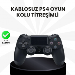 Mey İthalat® Şarjlı Kablosuz PS4 Oyun Kolu Titreşimli Hassas Kontrol