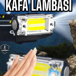 Mey İthalat® Şarjlı Kafa Feneri Suya Dayanıklı Ayarlanabilir Kamp Feneri