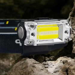 Mey İthalat® Şarjlı Kafa Feneri Suya Dayanıklı Ayarlanabilir Kamp Feneri