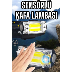 Mey İthalat® Şarjlı Kafa Feneri Suya Dayanıklı Ayarlanabilir Kamp Feneri