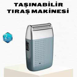 Mey İthalat® Şarjlı Kuru Kullanım Tıraş Makinesi – Kablosuz, Taşınabilir