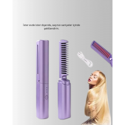 Mey İthalat® Şarjlı Saç Düzleştirici Tarak