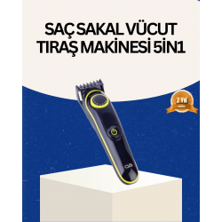 Mey İthalat® Şarjlı Sessiz Çalışan Saç ve Sakal Şekillendirici Profesyonel Erkek Tıraş Makinesi
