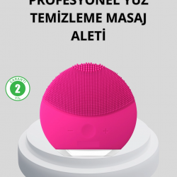 Mey İthalat® Şarjlı Su Geçirmez Yüz Temizleme ve Masaj Aleti – 3 Fonksiyonlu
