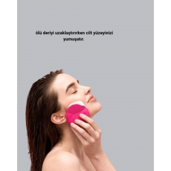 Mey İthalat® Şarjlı Su Geçirmez Yüz Temizleme ve Masaj Aleti – 3 Fonksiyonlu