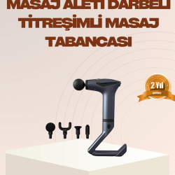 Mey İthalat® Şarjlı Taşınabilir 3in1 Titreşimli Masaj Aleti Esneme Bantlı