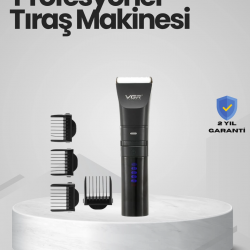 Mey İthalat® Şarjlı Tıraş Makinesi –Dijital Ekranlı, Hızlı Şarjlı, Profesyonel Kesim Seti