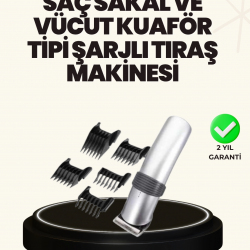 Mey İthalat® Şarjlı ve Kablosuz Tıraş Makinesi – Her Yerde Rahat Kullanım