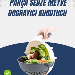 Mey İthalat® Sebze Doğrama ve Rendeleme İçin Pratik Mutfak Aparatı
