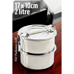 Mey İthalat® Sefer Tası Paslanmaz Çelik Yemek Kabı 17 cm 2 LİTRE