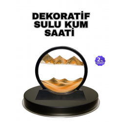 Mey İthalat® Şeffaf Dekoratif Kum Saati – Dayanıklı Gövde, Minimalist Stil, Masa ve Vitrin Aksesuarı