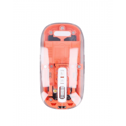 Mey İthalat® Şeffaf Kablosuz Mouse Bluetooth Bağlantılı Sessiz Tıklama