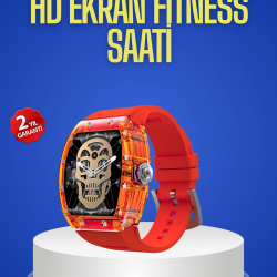 Mey İthalat® Şeffaf Tasarımlı Akıllı Saat Dokunmatik Ekranlı