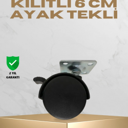 Mey İthalat® Sehpa ve Masa İçin 6 cm Kilitli Ayak