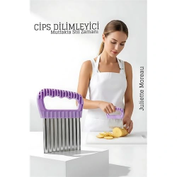 Mey İthalat® Şekilli Pratik Cips Dilimleyici Paslanmaz Çelik  – 9x13 cm