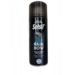 Mey İthalat® Selsil Rainbow Akrilik Sprey Boya 690 Derece Isıya Dayanıklı Siyah