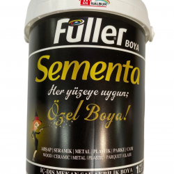 Mey İthalat® Sementa Özel Su Bazlı Saf Akrilik Boya 1 Litre Kızıl Kum